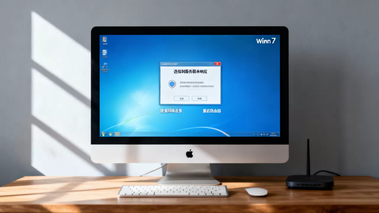 win7怎么连网络连接到服务器未响应 win7怎么连网络连接到服务器未响应
