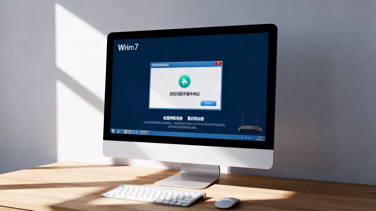 win7怎么连网络连接到服务器未响应 win7怎么连网络连接到服务器未响应