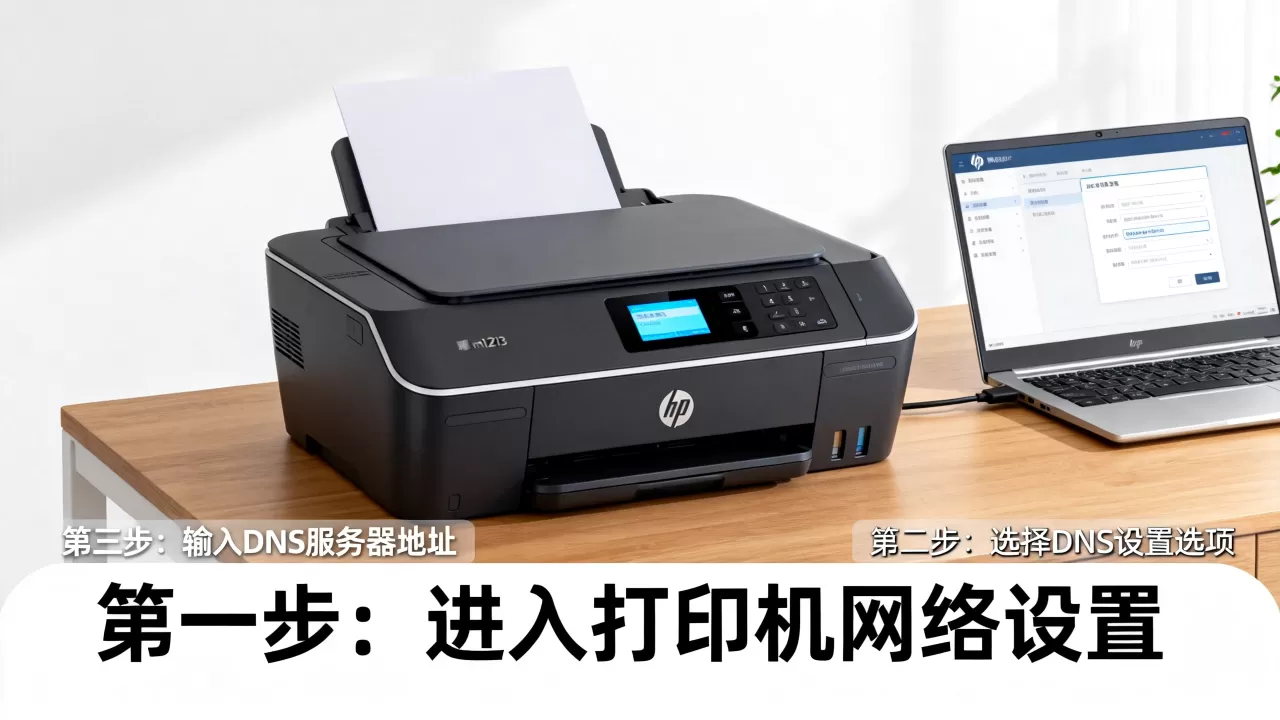 惠普m1213打印机怎么设置DNS,步骤是什么? 惠普m1213打印机怎么设置DNS,步骤是什么?