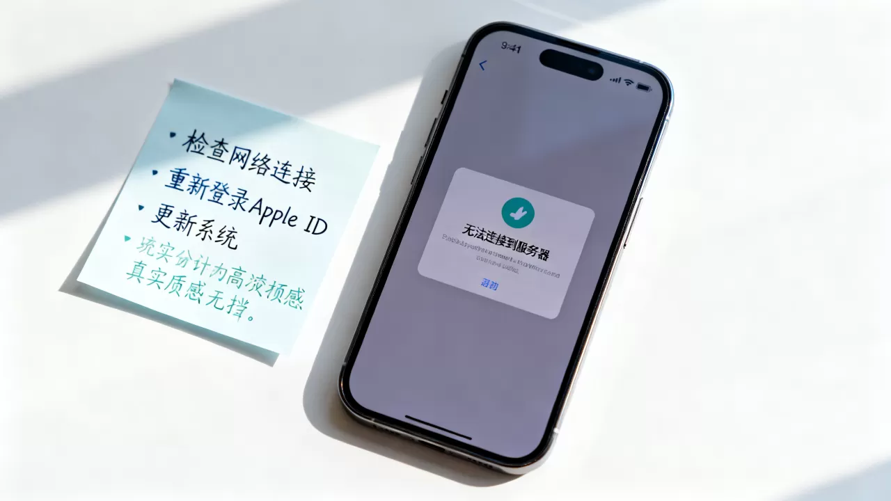 苹果手机ID连不上服务器失败怎么回事,如何解决 苹果手机ID连不上服务器失败怎么回事,如何解决