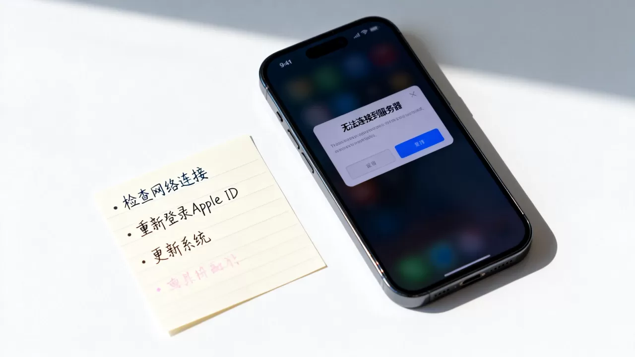 苹果手机ID连不上服务器失败怎么回事,如何解决 苹果手机ID连不上服务器失败怎么回事,如何解决