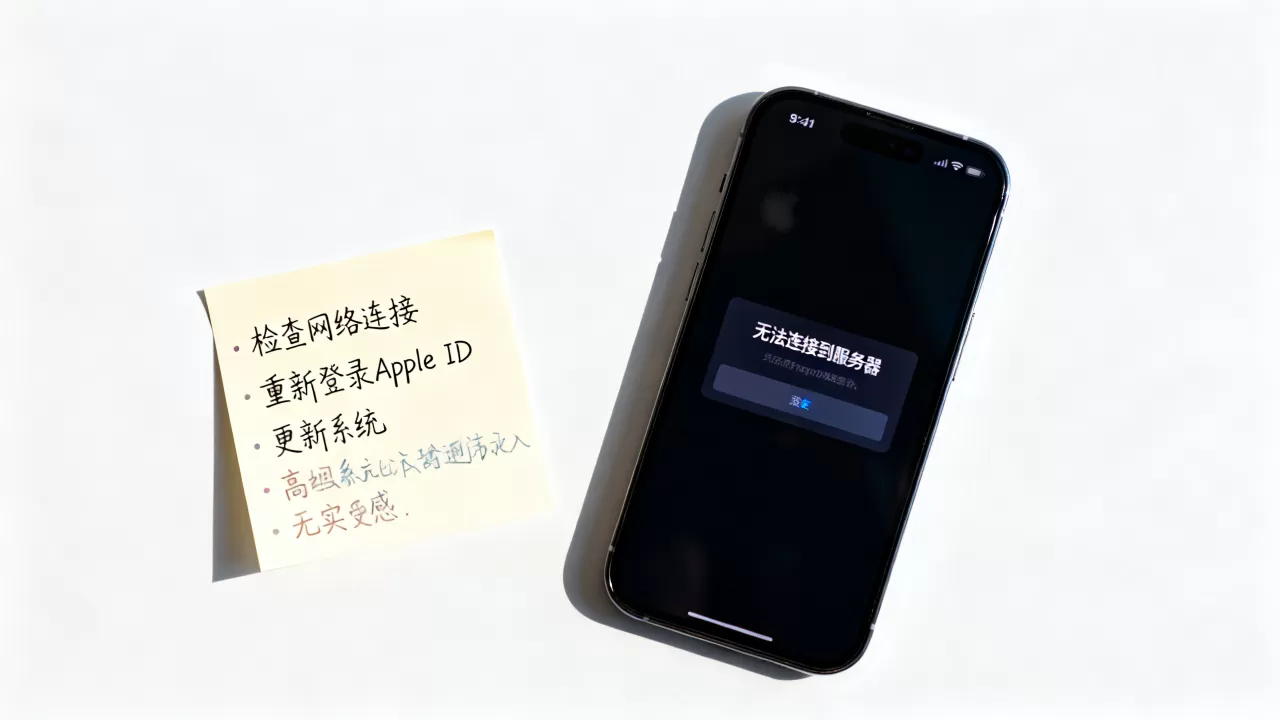 苹果手机ID连不上服务器失败怎么回事,如何解决 苹果手机ID连不上服务器失败怎么回事,如何解决