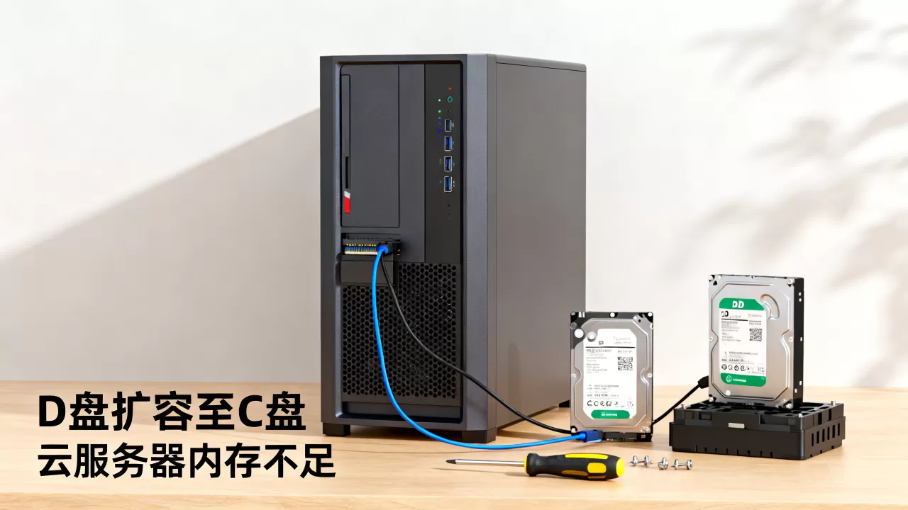 云服务器C盘内存不够怎么把D盘?扩容方法有哪些? 云服务器C盘内存不够怎么把D盘?扩容方法有哪些?
