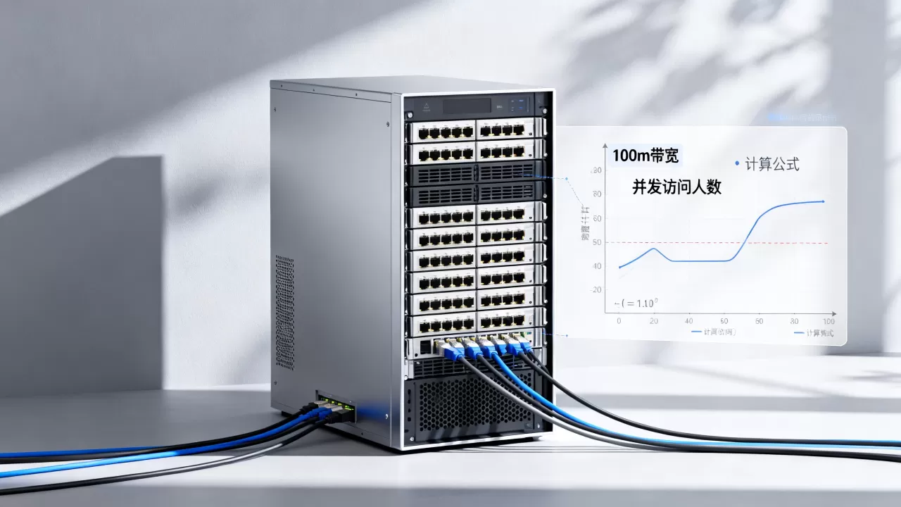 服务器100m带宽够多少人访问,如何计算? 服务器100m带宽够多少人访问,如何计算?