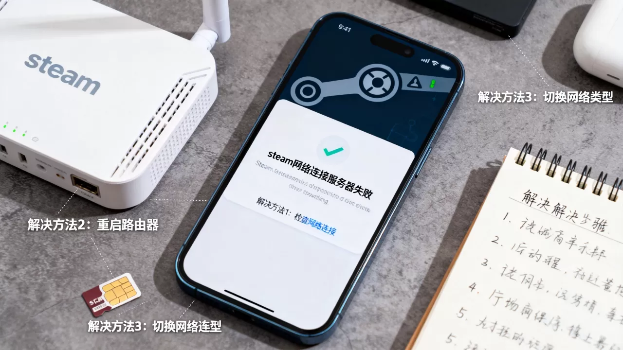 手机登steam网络连接服务器失败怎么办,有哪些解决方法? 手机登steam网络连接服务器失败怎么办,有哪些解决方法?