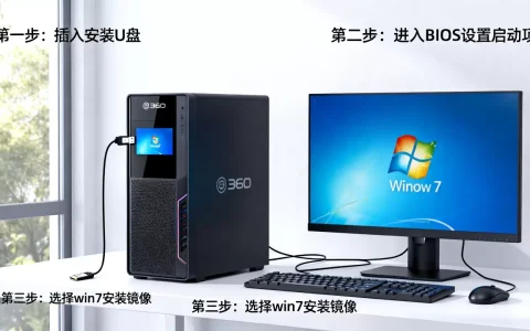 360服务器怎么安装win7系统，重装系统怎么操作