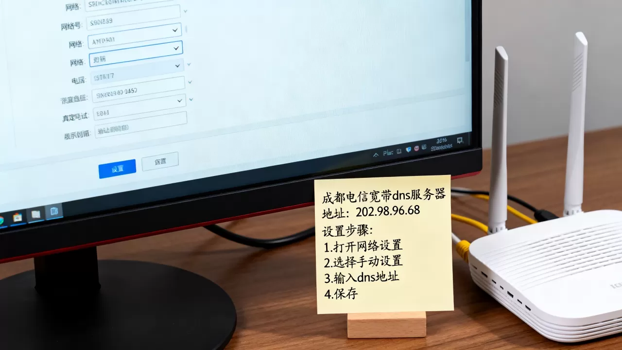 成都电信宽带dns的服务器地址是多少?,怎么设置? 成都电信宽带dns的服务器地址是多少?,怎么设置?