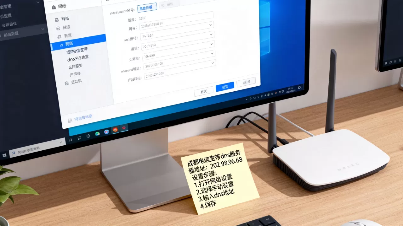 成都电信宽带dns的服务器地址是多少?,怎么设置? 成都电信宽带dns的服务器地址是多少?,怎么设置?