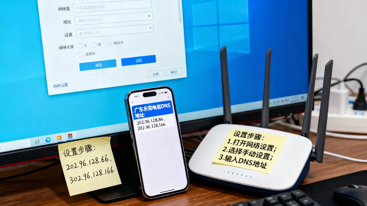 广东东莞电信DNS地址是多少,如何设置? 广东东莞电信DNS地址是多少,如何设置?