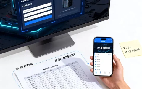 第一个ice服务器号是多少，怎么查询最准确？