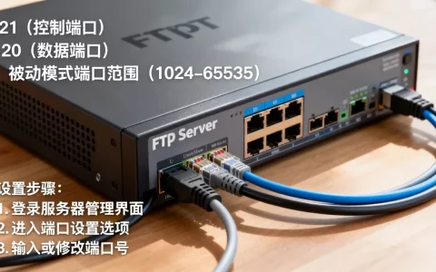 ftp服务器常用的端口都有哪些，怎么设置？