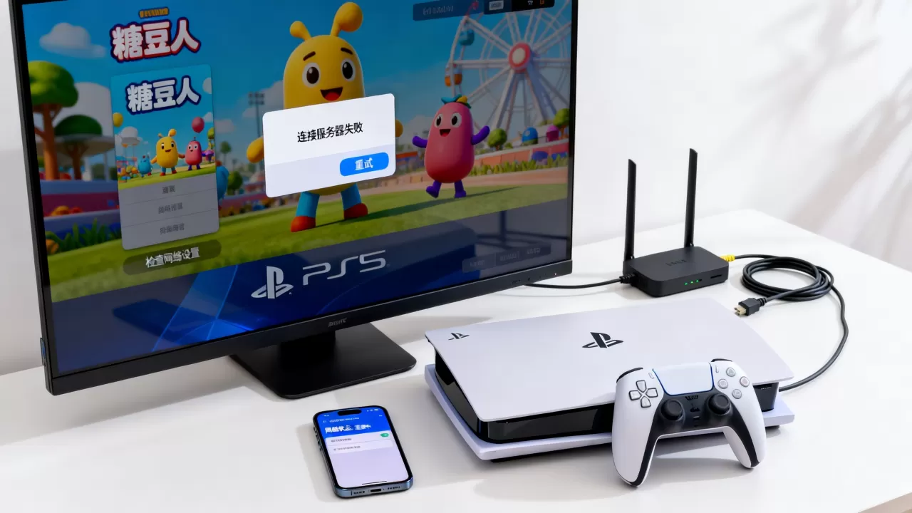 PS5糖豆人连接服务器失败怎么办,原因是什么 PS5糖豆人连接服务器失败怎么办,原因是什么
