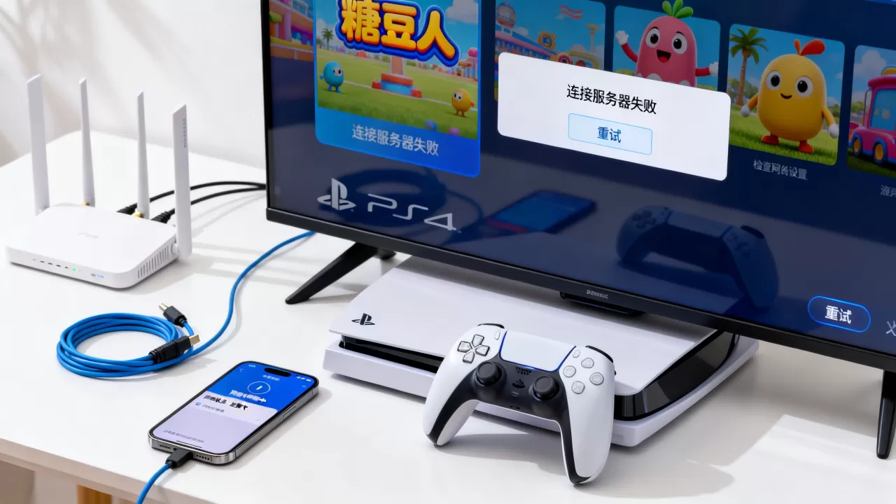 PS5糖豆人连接服务器失败怎么办,原因是什么 PS5糖豆人连接服务器失败怎么办,原因是什么
