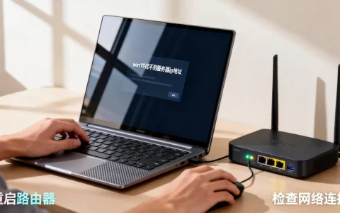win10找不到的服务器ip地址怎么办