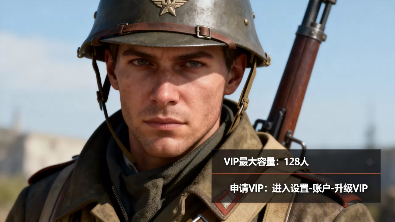 战地一服务器VIP最多能容纳多少人,VIP怎么申请? 战地一服务器VIP最多能容纳多少人,VIP怎么申请?