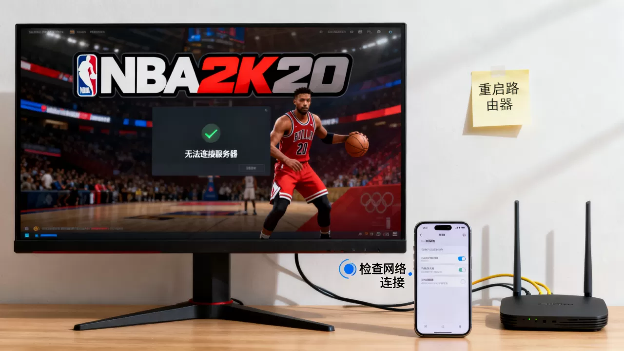 NBA2K20为什么链接不上服务器,怎么解决 NBA2K20为什么链接不上服务器,怎么解决