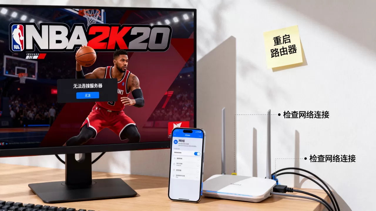 NBA2K20为什么链接不上服务器,怎么解决 NBA2K20为什么链接不上服务器,怎么解决