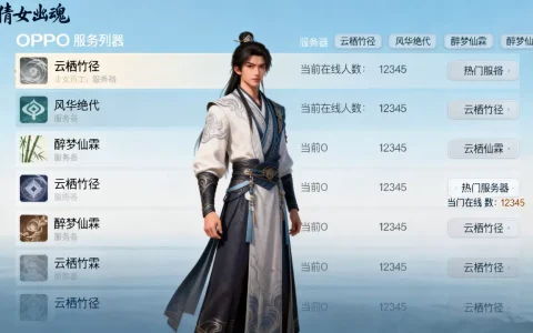 倩女幽魂OPPO服务器有哪些？,哪个服务器最火爆？