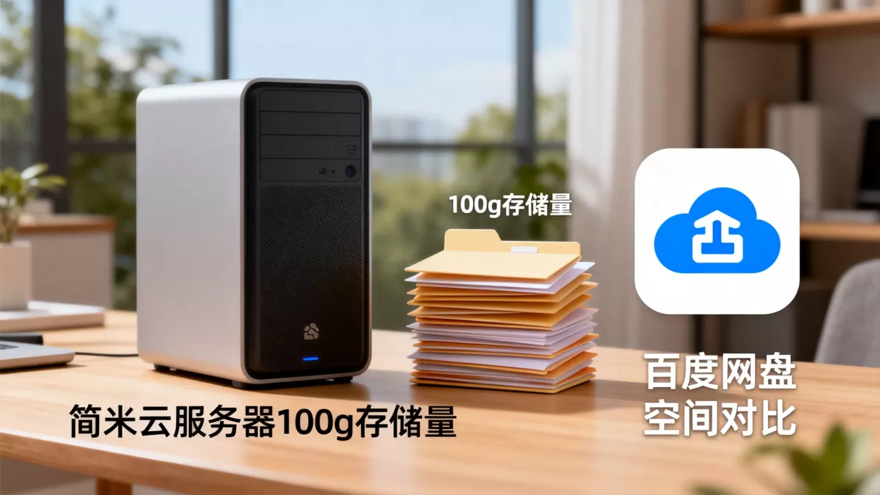 简米云服务器100g能存多少内容,百度网盘空间对比? 简米云服务器100g能存多少内容,百度网盘空间对比?