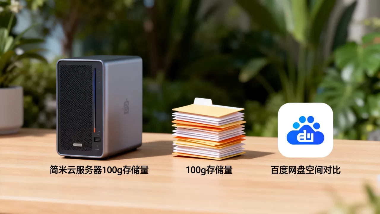 简米云服务器100g能存多少内容,百度网盘空间对比? 简米云服务器100g能存多少内容,百度网盘空间对比?