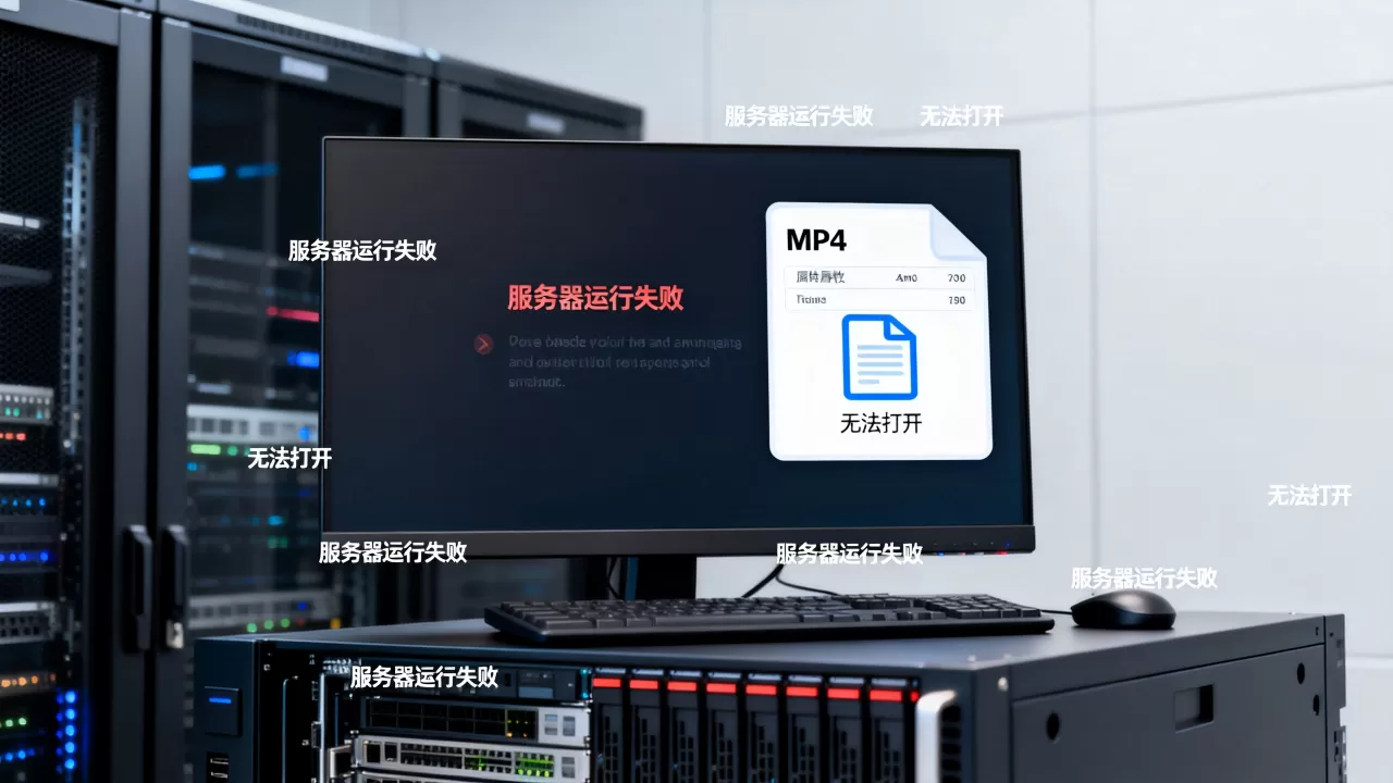 服务器运行失败,MP4打不开?,是什么原因? 服务器运行失败,MP4打不开?,是什么原因?