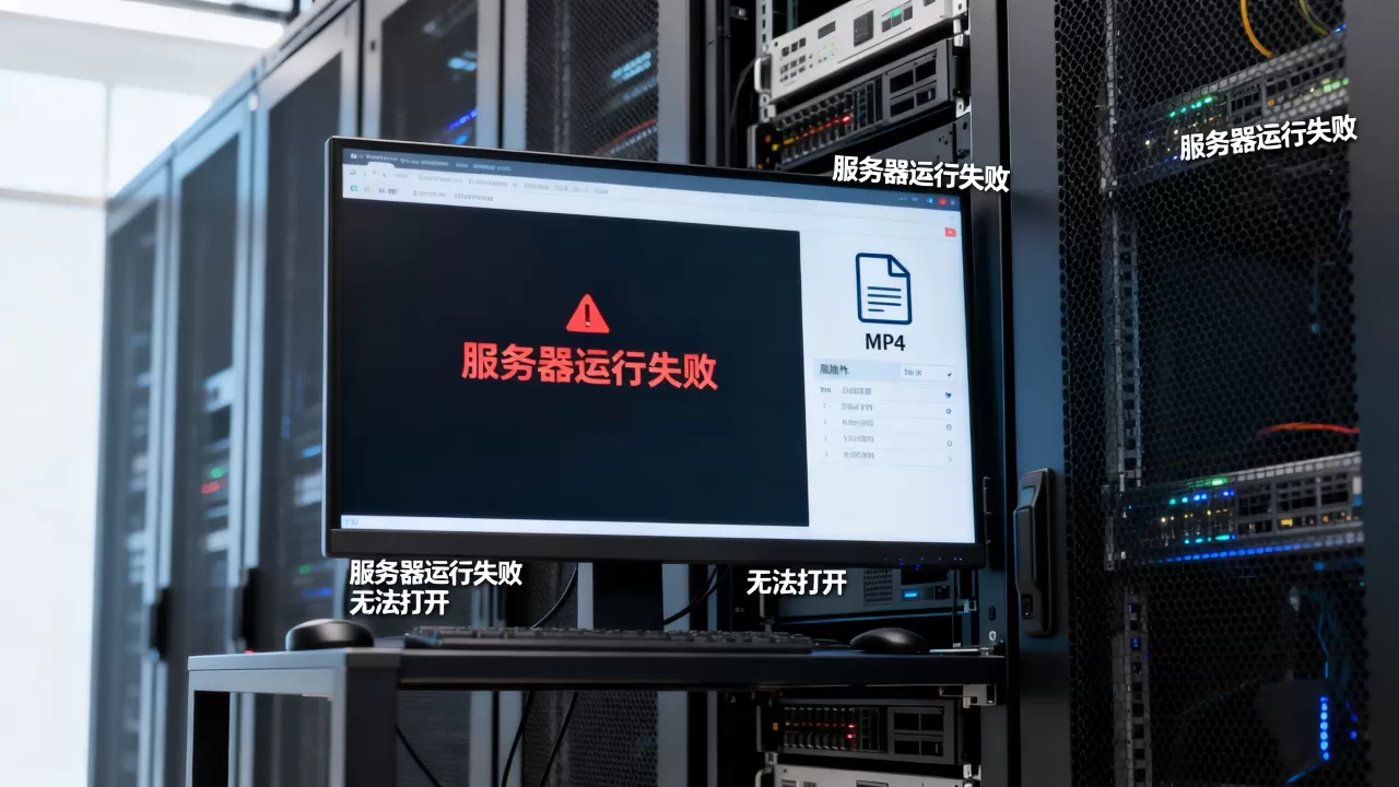 服务器运行失败,MP4打不开?,是什么原因? 服务器运行失败,MP4打不开?,是什么原因?
