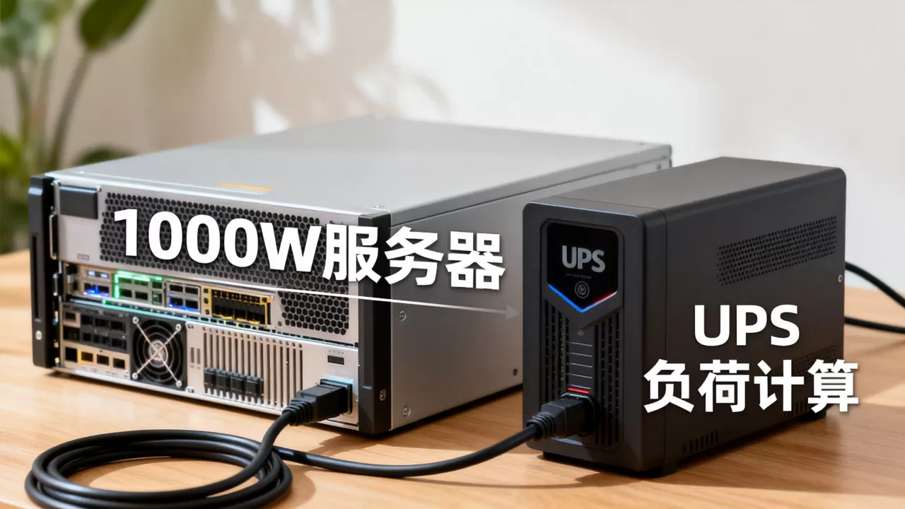 1000W的服务器对应UPS负荷是多少,UPS负荷怎么算? 1000W的服务器对应UPS负荷是多少,UPS负荷怎么算?