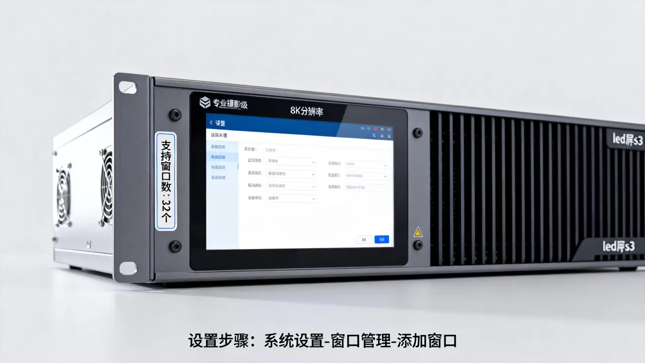 led屏s3服务器最多支持多少个窗口,怎么设置 led屏s3服务器最多支持多少个窗口,怎么设置