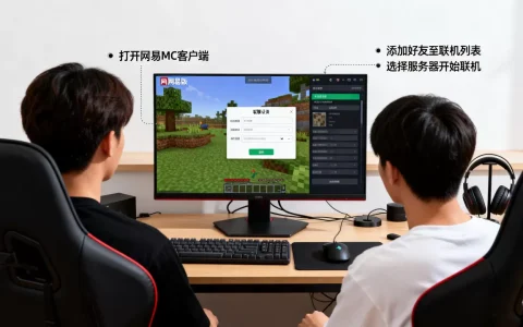 如何和好友联机端游网易版MC服务器，怎么联机