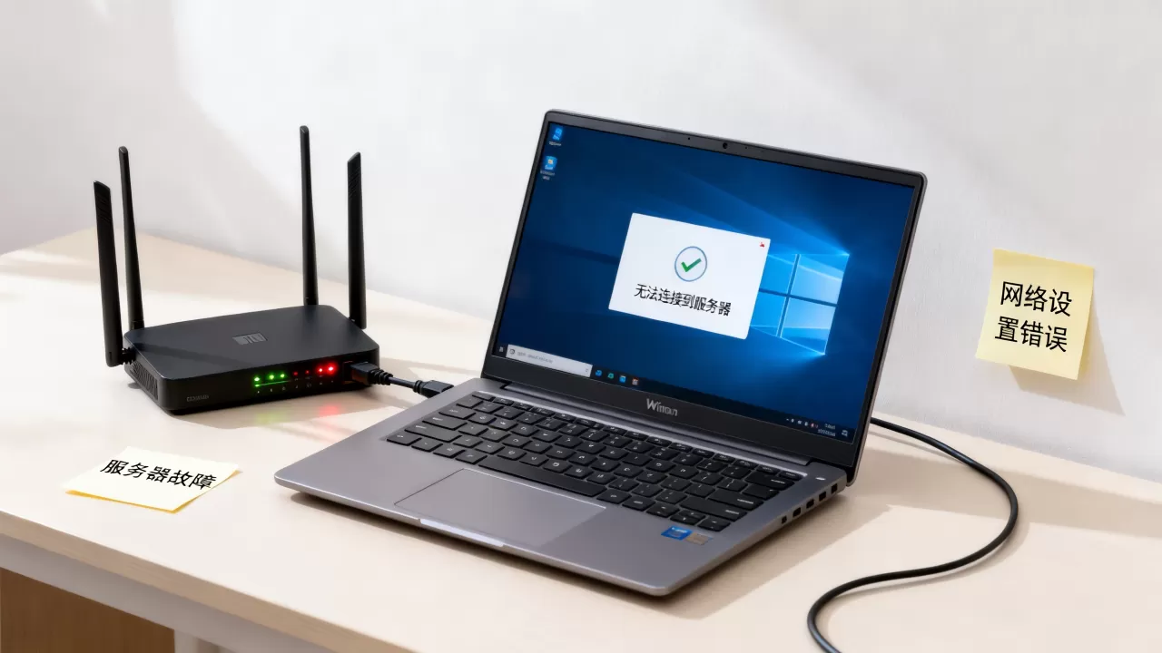 Win10更新后网络连接不上服务器?,原因是什么? Win10更新后网络连接不上服务器?,原因是什么?