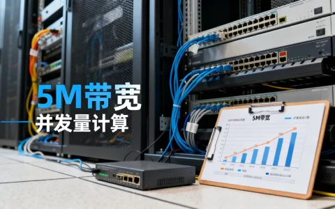 服务器5m带宽能撑多少并发？网站并发量怎么算？