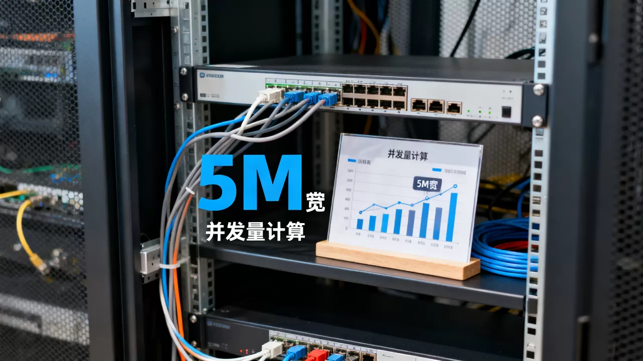 服务器5m带宽能撑多少并发?网站并发量怎么算? 服务器5m带宽能撑多少并发?网站并发量怎么算?