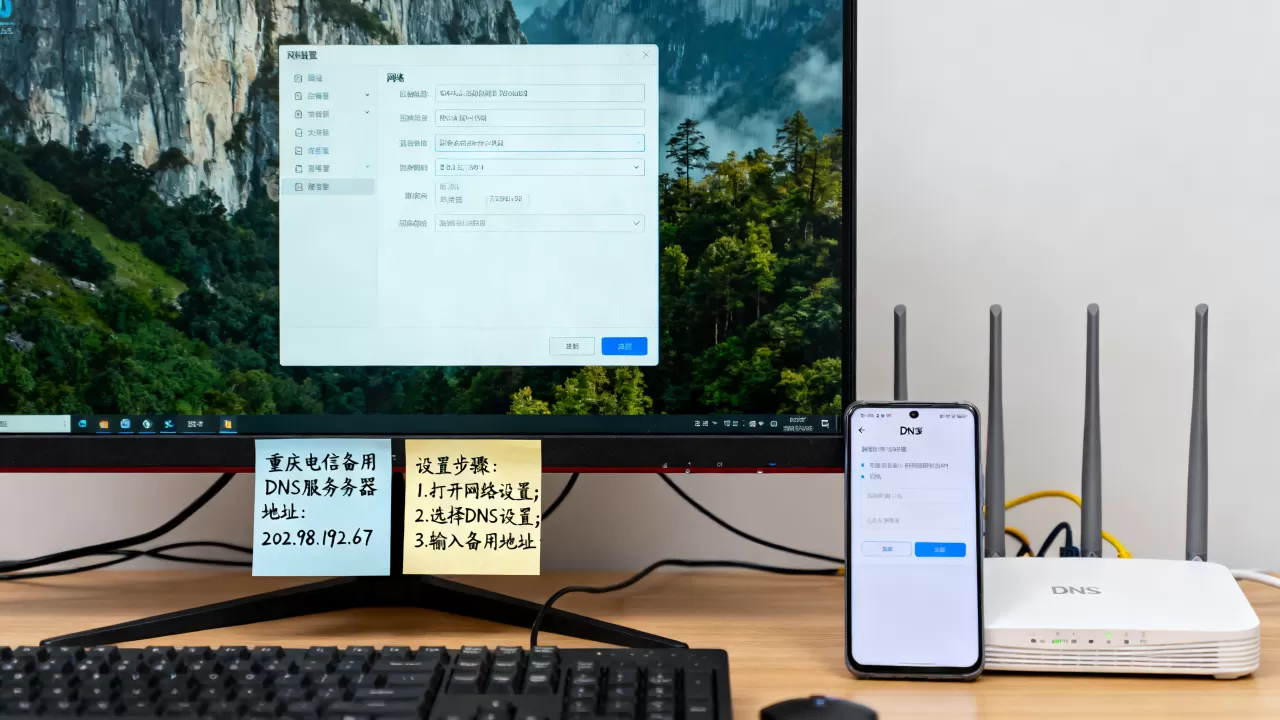 重庆电信备用DNS服务器地址是多少?,怎么设置 重庆电信备用DNS服务器地址是多少?,怎么设置