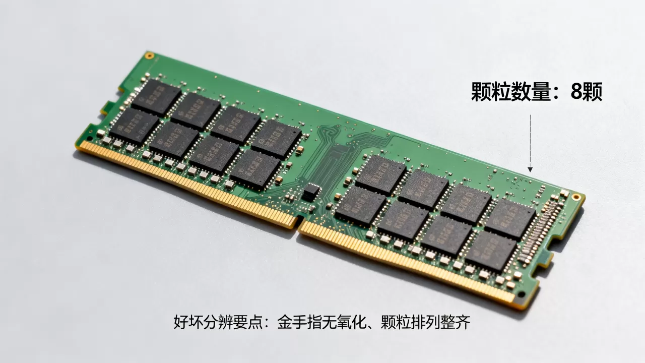 8g服务器内存条到底几个颗粒,怎么分辨好坏 8g服务器内存条到底几个颗粒,怎么分辨好坏