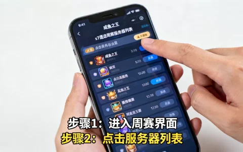 咸鱼之王s7遗迹周赛有多少服务器，怎么查看？