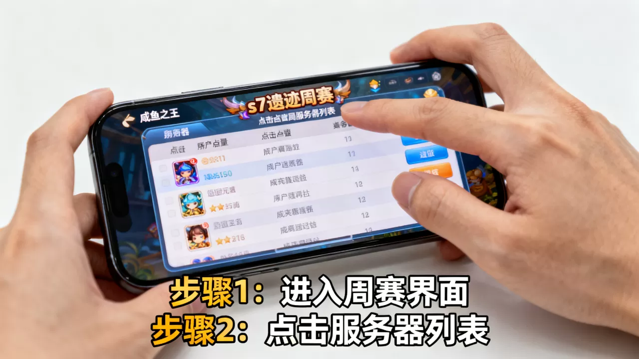 咸鱼之王s7遗迹周赛有多少服务器,怎么查看? 咸鱼之王s7遗迹周赛有多少服务器,怎么查看?