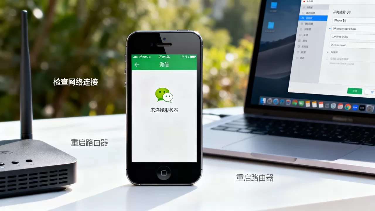 5s微信显示未连接服务器怎么办 5s微信显示未连接服务器怎么办