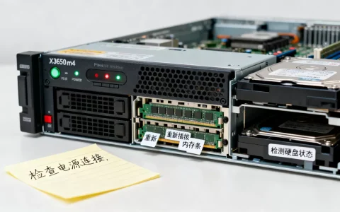 x3650 m4服务器启动不了怎么办，故障排查步骤有哪些？