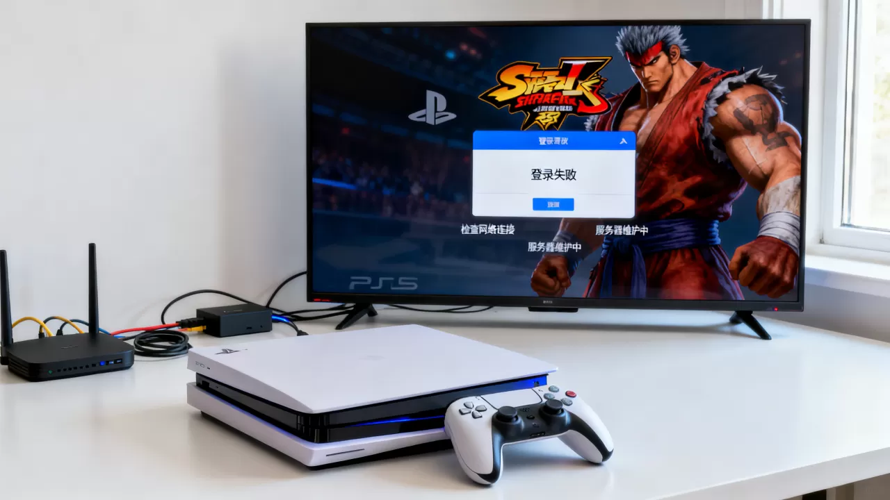 PS5街霸5登录不了服务器怎么办,是什么原因 PS5街霸5登录不了服务器怎么办,是什么原因