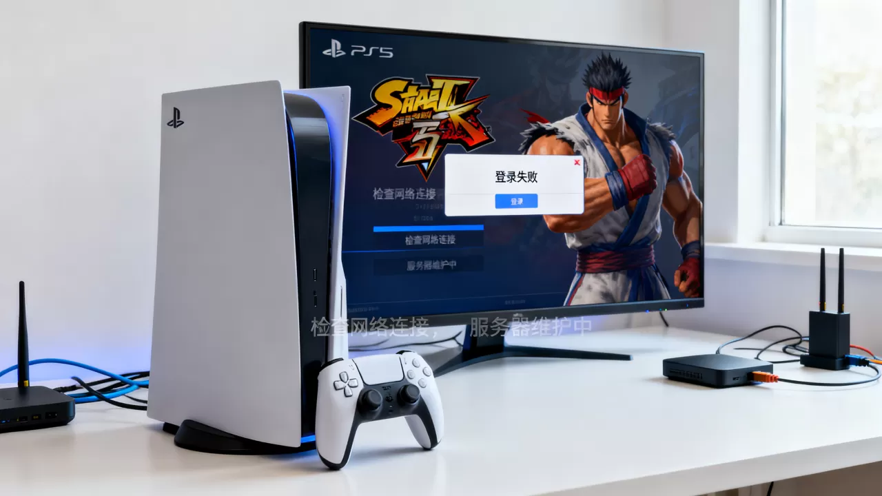 PS5街霸5登录不了服务器怎么办,是什么原因 PS5街霸5登录不了服务器怎么办,是什么原因
