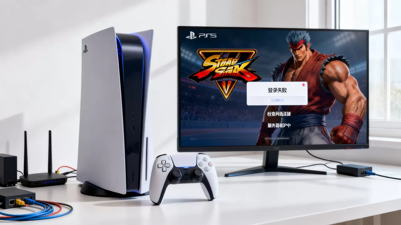 PS5街霸5登录不了服务器怎么办,是什么原因 PS5街霸5登录不了服务器怎么办,是什么原因