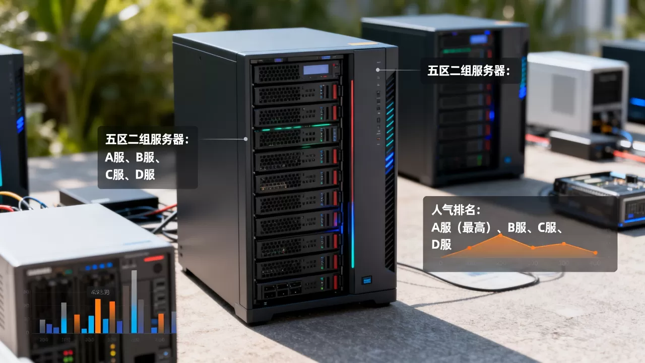 五区二组都有哪些服务器,哪个服务器人气高? 五区二组都有哪些服务器,哪个服务器人气高?