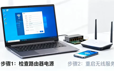 怎么查找XP系统无线网络连接服务器？，找不到服务器怎么办？