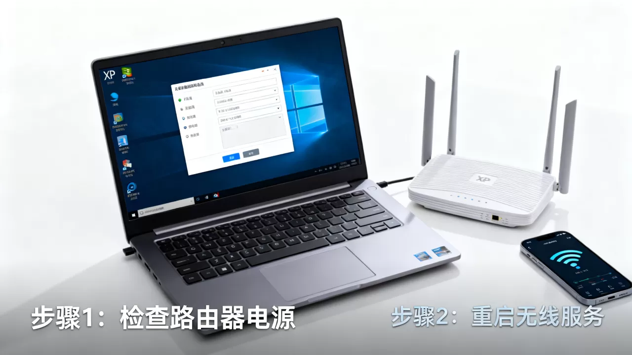 怎么查找XP系统无线网络连接服务器?,找不到服务器怎么办? 怎么查找XP系统无线网络连接服务器?,找不到服务器怎么办?