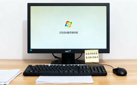 win7电脑到正在启动服务器失败怎么办