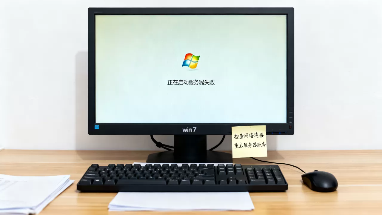 win7电脑到正在启动服务器失败怎么办 win7电脑到正在启动服务器失败怎么办
