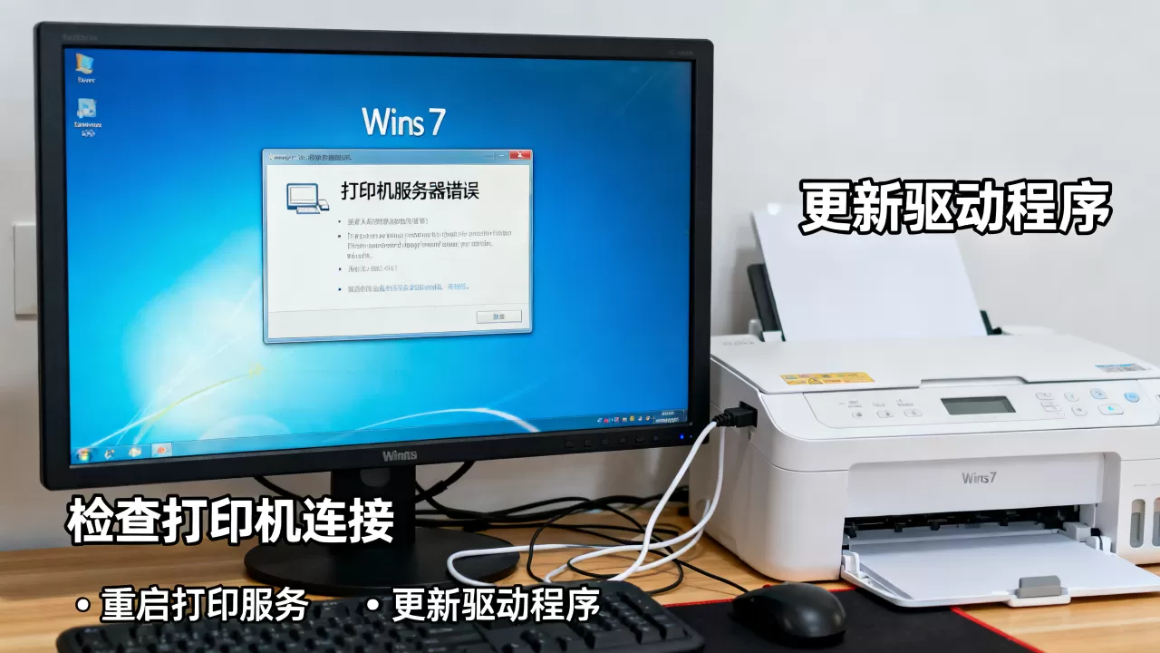 win7打印机服务器错误怎么解决,win7打印服务异常怎么办 win7打印机服务器错误怎么解决,win7打印服务异常怎么办