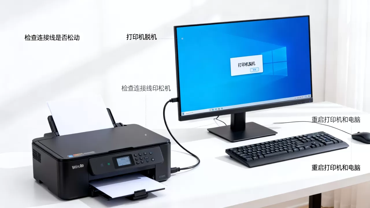 win10打印机服务器脱机怎么办 win10打印机服务器脱机怎么办