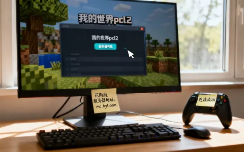 我的世界pcl2怎么进入花雨庭服务器
