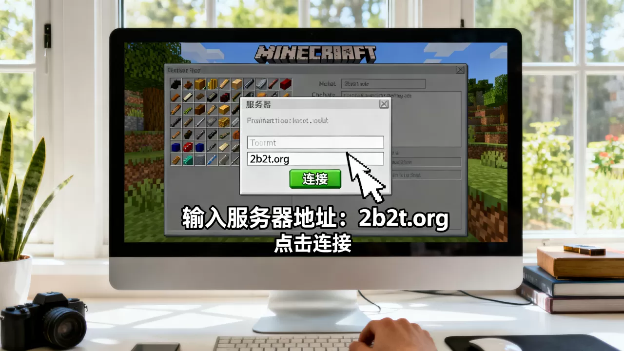 我的世界电脑怎么进入2b2t服务器 我的世界电脑怎么进入2b2t服务器